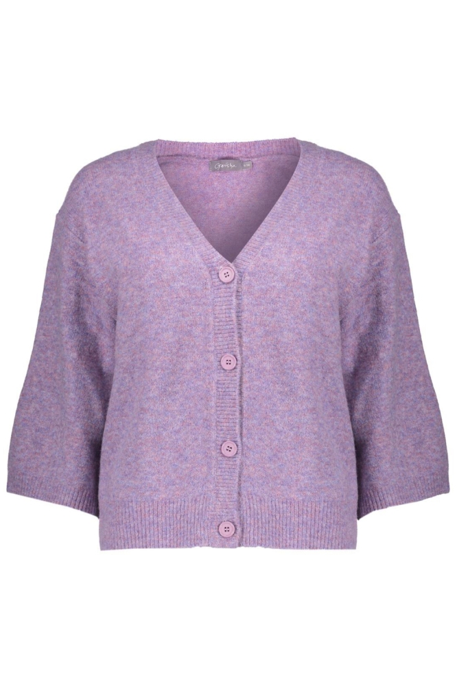 VEST MET V HALS EN DRIEKWART MOUWEN 54532 14 Lilac